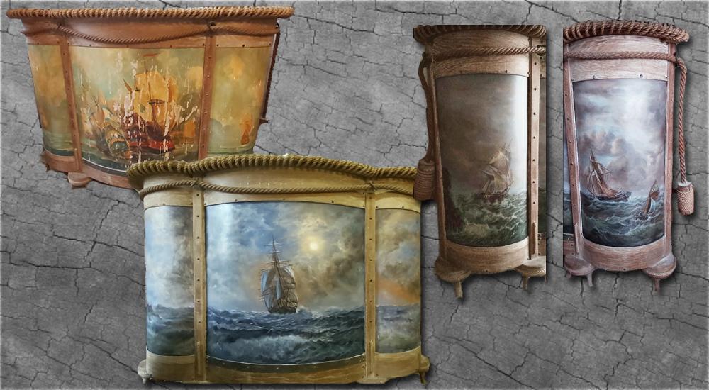 Dorures et ornements peints